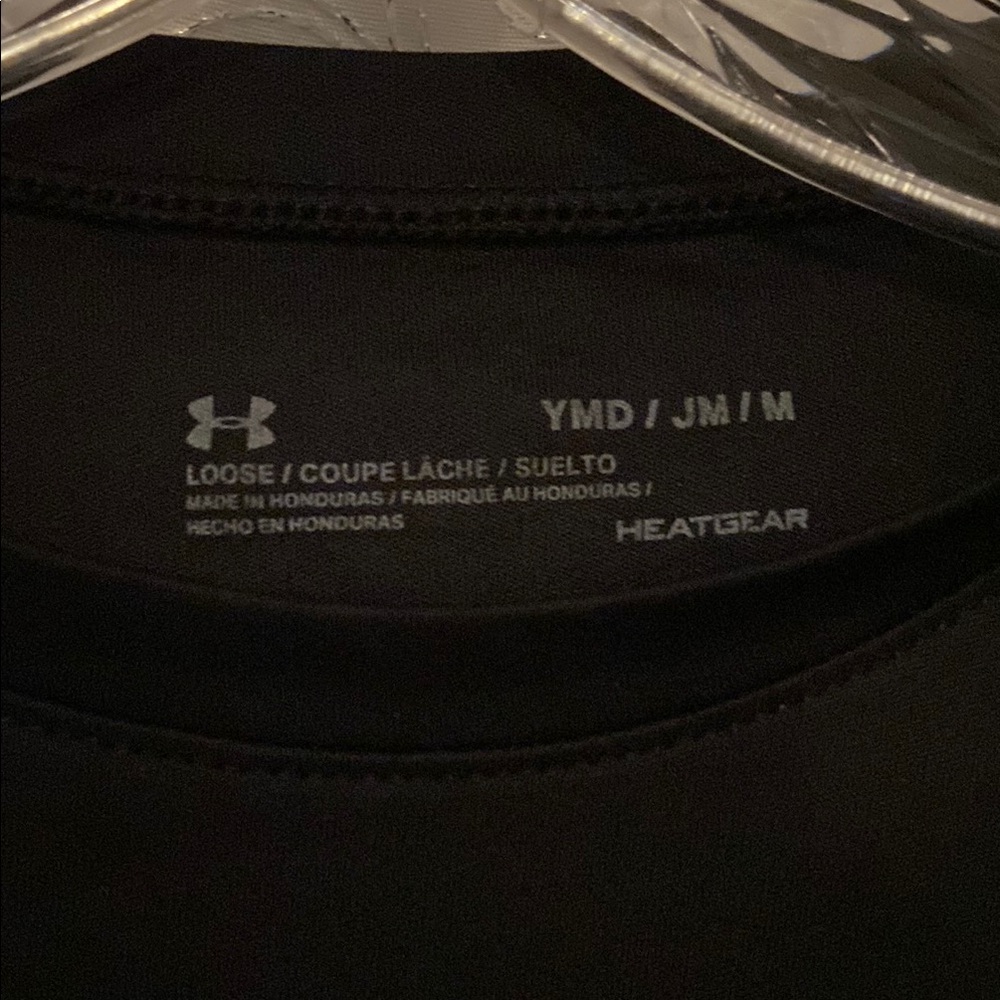 Under Armour Can’t Catch Speed Black Graphic T-Shirt Youth Size Medium 🔥 YB6 - Picture 3 of 4